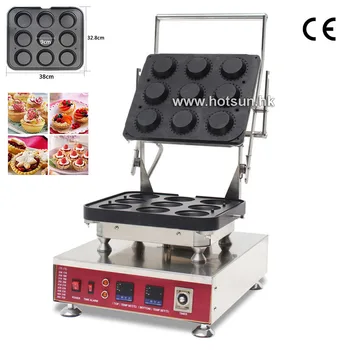 Professional 110V 220V Electric Ice Cream Waffle Bowl Maker Machine With Removable Plate