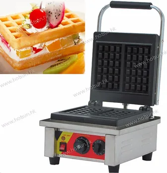 Commercial Non-stick 110V 220V Electric Belgian Liege Waffle Maker Iron Baker Machine