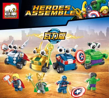 JX60007 Heroes Assemble Super Hero Wall-E Version Bricks Building Block Toys Compatible with Lpin