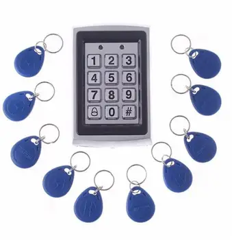Metal Outdoor Keypad Access Control system Door Acces Locks for Home Office Building Security Door Code