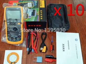 New By DHL 10PCS/Lot VC86D VC30274 Digital Multimeter with RS232 USB and English Manual