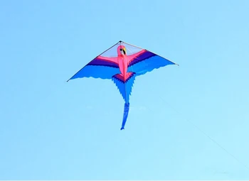 Parrot kite with handle line outdoor flying toy nylon ripstop kite surf sport parachute octopus kite