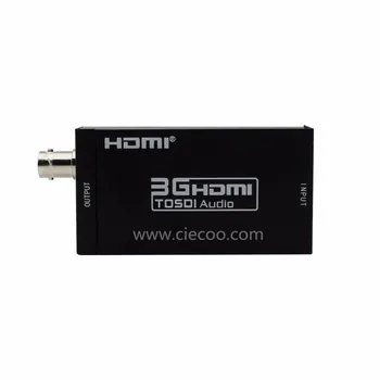 Mini 3G 1080P HDMI to SDI HD Audio Video Converter for Home Theater (Black,US Plug)