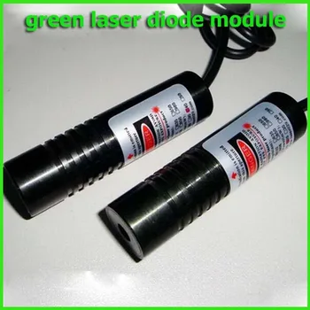 50mw 532nm Dot green laser diode module with laser bracket and power supply diameter 16mm length70mm