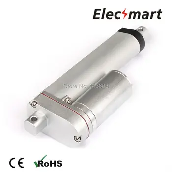 DC12V 200mm/8in Stroke 600N/135Lbf Load Force 15mm/s No-Load Speed Linear Actuator
