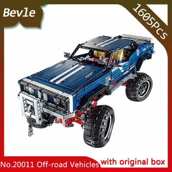 Bevle Store LEPIN 20011 1605Pcs With Original Box Technic Electric otor off-road vehicles Model building blocks 41999