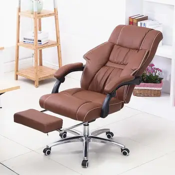 Super Soft Reclining Office Chair Home Leisure Lying Chair Liting Aluminum Alloy Support Boss Chair Computer Swivel Chair