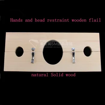 Natural wood Handcuffs for sex bdsm slave collar wooden flail bondage restraint adult games sexual slavery sexy toys for couple