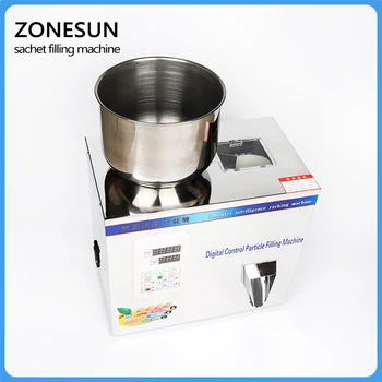 ZONESUN New type 2-100g tea weighing machine,grain,medicine,seed,salt packing machine,powder filler