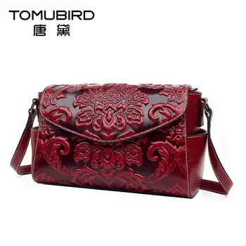 Famous brand top quality dermis women bag Ethnic Printed messenger bag Chinese wind retro small square package