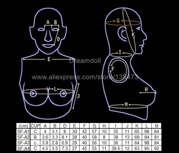 SF-A4 costume mask silicone breast forms Virtual skin, you can see the beautiful head can breathe even chest dressing mask.