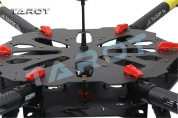 F11283 Tarot X6 TL6X001 6 axle Umbrella Carbon Foldable Hexacopter Frame Kit + Electronic Landing Skid Gear for RC Drone FPV