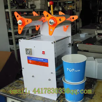 Semi-automatic hand pressure type automatic cup sealer milk tea sealing machine sealer trays cup sealing machine