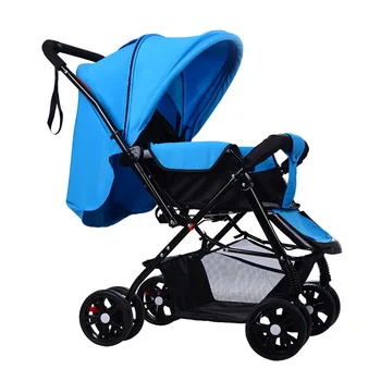 Portable Shockproof Stroller Newborn Toddler Kids Infant Pram Sleep Sleeping Foldable Carriage Easy to sit and lie