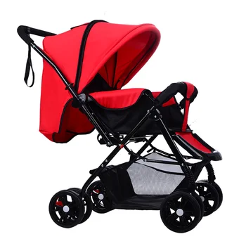 Portable Shockproof Stroller Newborn Toddler Kids Infant Pram Sleep Sleeping Foldable Carriage Easy to sit and lie
