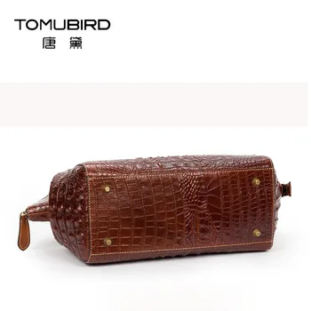 Famous brand top quality Cow Leather women bag  2016 new crocodile pattern handbag Shoulder Messenger Bag Hobos