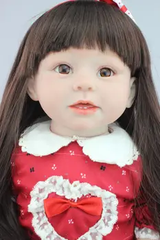 4sets Reborn Doll Soft Silicone Vinyl Doll 28