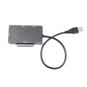 USB 3.0 to SATA 3.0 III 2 USB 3.0 TF SD HUB Adapter Converter for 3.5