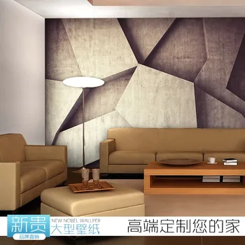 3D stereo irregular geometric pattern large mural living room fashion store bar Gallery Cafe wallpaper