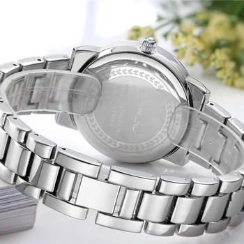 Crrju Top Brand Women Watches Women Quartz Clock Ladies Silver Stainless Steel Fashion Casual Wrist Watch Gift Montre Femme