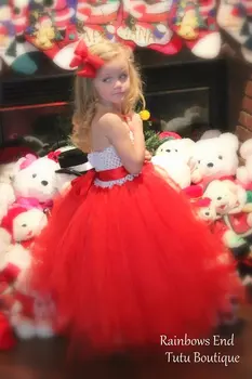 Red Girls Dress Princess Summer Kids Tutu Dress wedding for Girls Casual Flower Girls Clothing for Birthday Party dress
