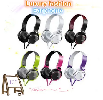 With LOGO ! 3.5mm Headband Headphones Headsets phone Earphones For IPHONE 5S 6Plus Samsung Sony for mp3 mp4 XIAOMI