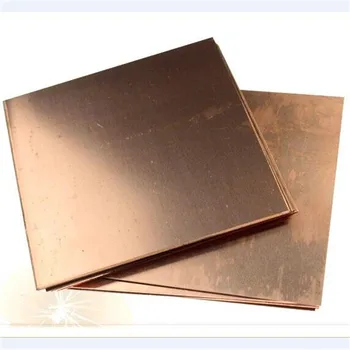 1pc New 99.9% Pure Copper Cu Metal Sheet Plate Foil Panel 200*200*1MM For Industry Supply