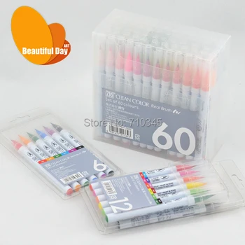 Japan KURETAKE clean real brush brush watercolor marker pen RB-6000AT