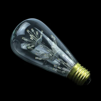 Tanbaby 3W ST64 LED Filament bulb E27 Warm white Edison light bulbs 3000K Squirrel Cage Vintage style replace Incandescent lamp