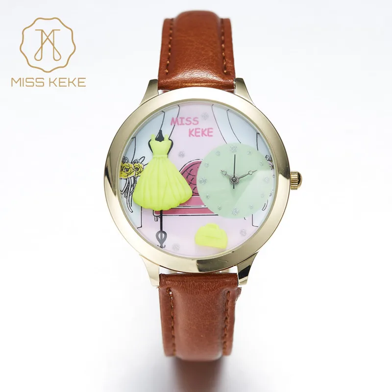 MISS KEKE Brand Women Watches Ladies Fashion Casual Quartz Dress Watches Female Clock Girl Watch reloj mujer montre femme