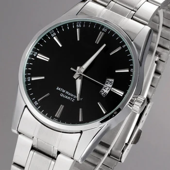 FANALA Wrist Watches men 2017 Male Quartz Watch men full steel wristwatches Black watch Analog relogio masculino mujer