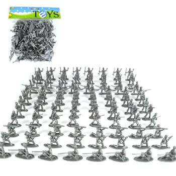 100pcs/pack children soldier figures set model toys/ 12 patterns PVC mini puppet doll for Boys kids favorite military army toys