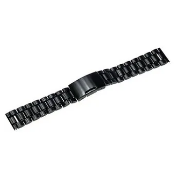 Wholesale Men's Watchbands Bracelet 18mm 20mm 22mm Stainless Steel Watch Band Strap Straight End Solid Links