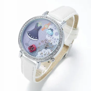 MISS KEKE Brand Fashion Women Rhinestone Watches Ladies Girl Casual Leather Quartz Watch Female Clock reloj mujer montre femme