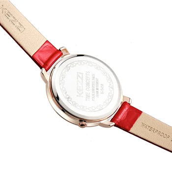 KEZZI Watch Women brand luxury Fashion Casual quartz watches leather sport Lady relojes mujer women wristwatch Girl Dress clocks