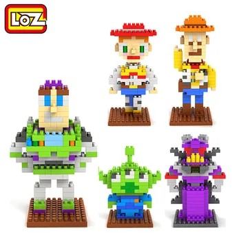 LOZ Toy Story Woody Buzz lightyear Jessie Toy Model Action Figure Building Blocks Original Retail Box 9+ Gift LOZ 2016 NEW