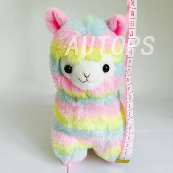 17cm Rainbow 1* Alpaca Vicugna Pacos Plush Toy Japanese Soft Plush Alpacasso Baby Plush Stuffed Animals Alpaca Gifts