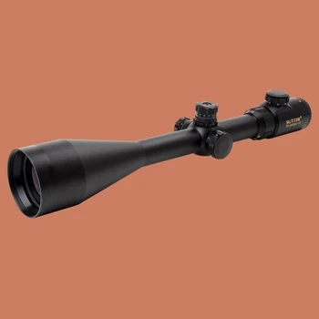 SUTTER 10-40x60 E-SF Mil-Dot Glass Etched Reticle Red Illuminated Side Parallax Long Range Hunting Shooting Riflescope