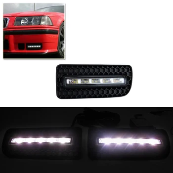 Waterproof Dimmable Led Daytime Running Lights For Bmw E36 M3 91-98 Driving Front Bumper Daylights DRL Fog Lamp Xenon White