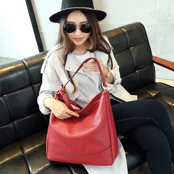 2017 Wholesale Women Summer Handbags Ladies Leather Shoulder Bag Big Female Tassel Bags Handbag Fashion Totes Bolas