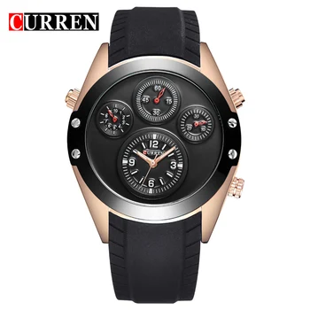 Curren Dashboard 3ATM waterproof Quartz Men's Watches fashion Army Male Vogue Mens Wristwatch, Brand 8141