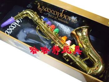 Child musical instrument saxe saxophone toy music toy puzzle
