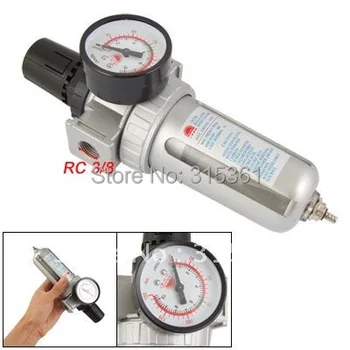 5PCS/Lot 3/8'' SFR300 Pneumatic Air Souce Treatment Filter Regulator w Pressure Gauge