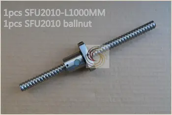Diameter 20mm ball screw SFU2010 length 1000mm plus RM2010 2010 ball nut CNC DIY Carving machine 1pcs