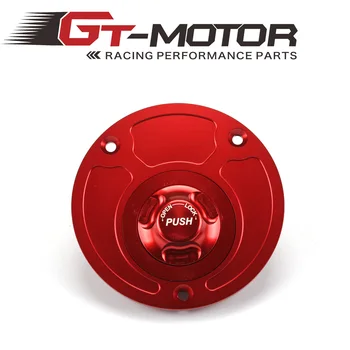 GT Motor - Motorcycle New CNC Aluminum Fuel Gas CAPS Tank Cap tanks Cover With Rapid Locking For YAMAHA R6 R1 FZ-6 FZ-1 YSR50