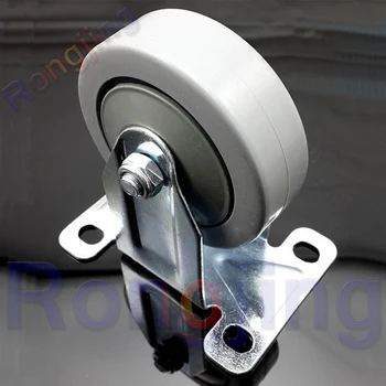 New 2.5'' Furniture Fixed Caster Wear-resisting Durable PVC Palted Sofa Castor Type Chair Fast Pulley