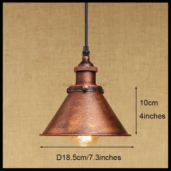 Edison lamp Loft Vintage Industrial Retro Pendant Lamp Light E27 Holder lamparas colgantes suspension luminaire rustic lighting