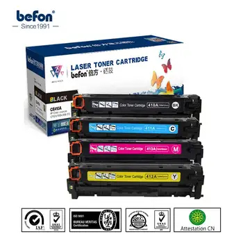 Befon CE410A 410 410a 10a Color Toner Cartridge for HP305A HP Enterprise 300 color M351 MFP M375n M451nw M451dn MFP 305 305a