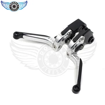 CNC Aluminum motocross brake levers adjustable motorcycle brake clutch levers FOR honda VTX1300 2003-2008 NC700 S/X 2012 2013