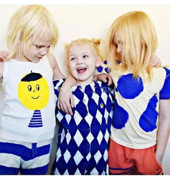Bobo Choses Children Clothes Kids T-shirt Boys Grils Tops Cotton Toddler Clothes Unisex Short-sleeve Tee O-neck shirt